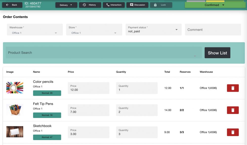 Order management – OrderAdmin